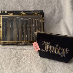 Juicy Couture Black Makeup Brush Set